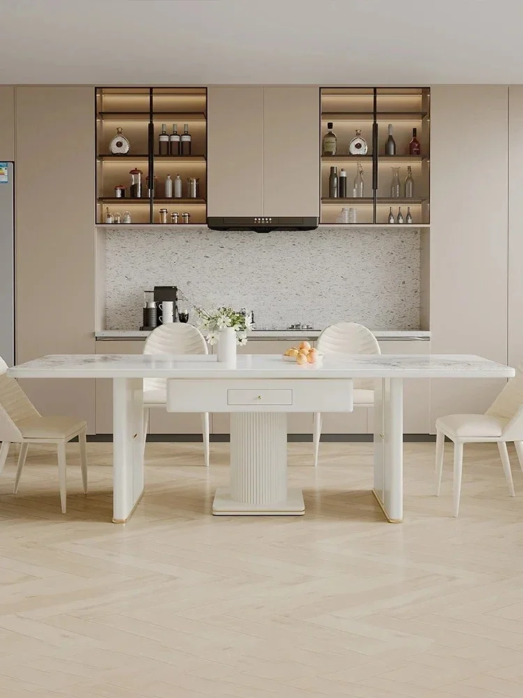 Fully automatic household mahjong table dining table integrated modern simple multifunctional mahjong machine