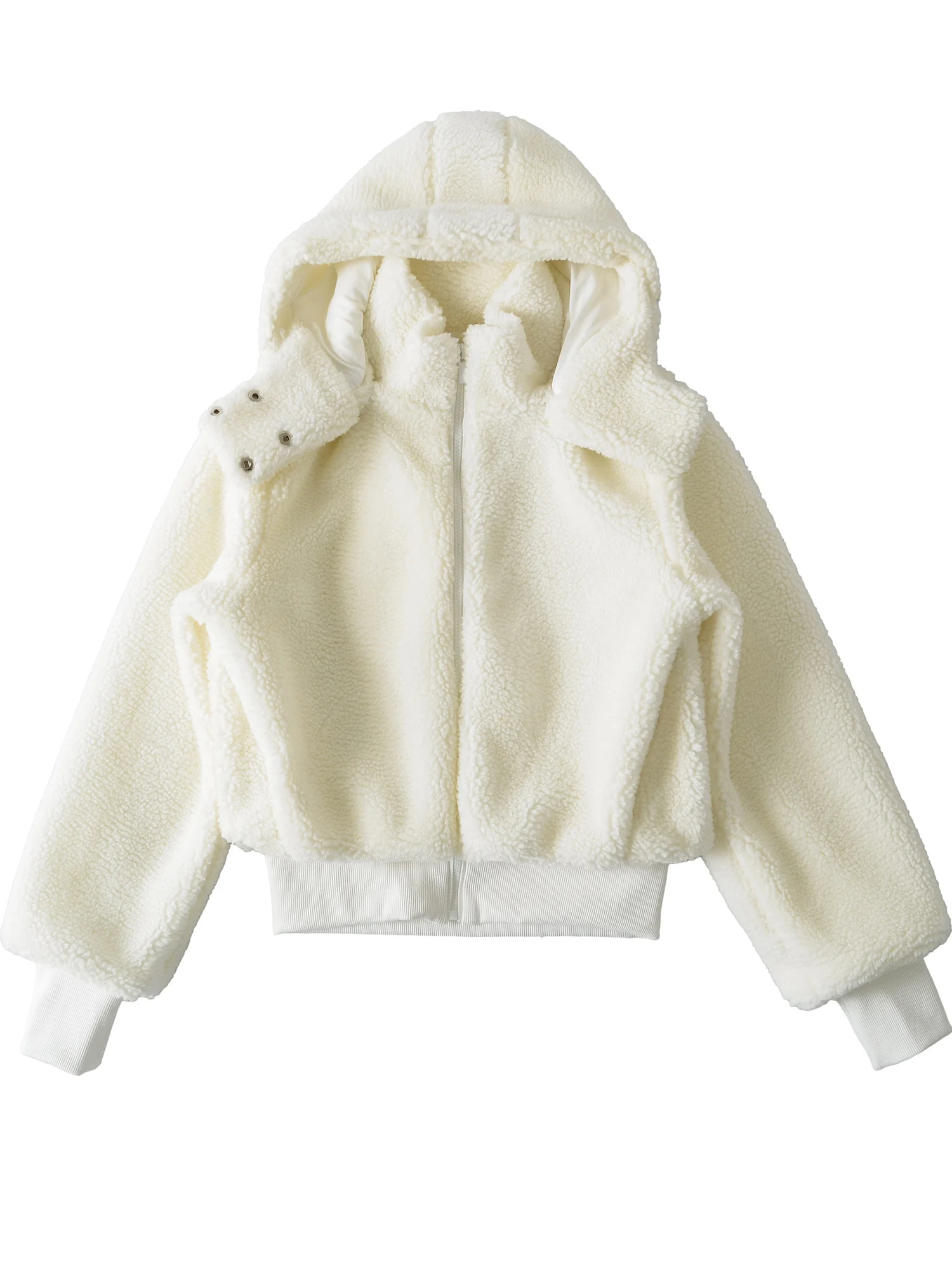 

Женское пальто из меха ягненка American Sle Thiened ort Jaet с капюшоном на талии, теплое пальто на молнии, повседневная верхняя одежда