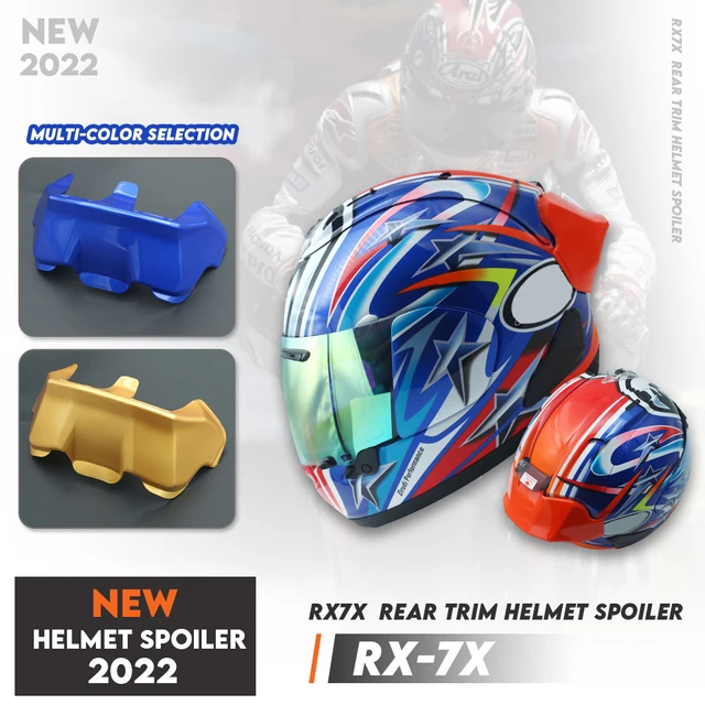 Arai Helmet Spoiler Rx 7 | Motorcycle Rear Trim | Helmet Arai Rx7 Rr5 -  Motorcycle - Aliexpress