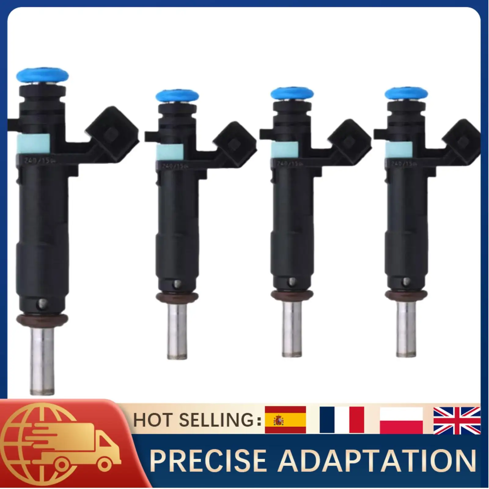 

4 шт. топливные форсунки для Chevrolet Sonic Cruze 1.8L I4 2011-2018, прямая посадка, запасные части двигателя, качество OEM, OE 55570284