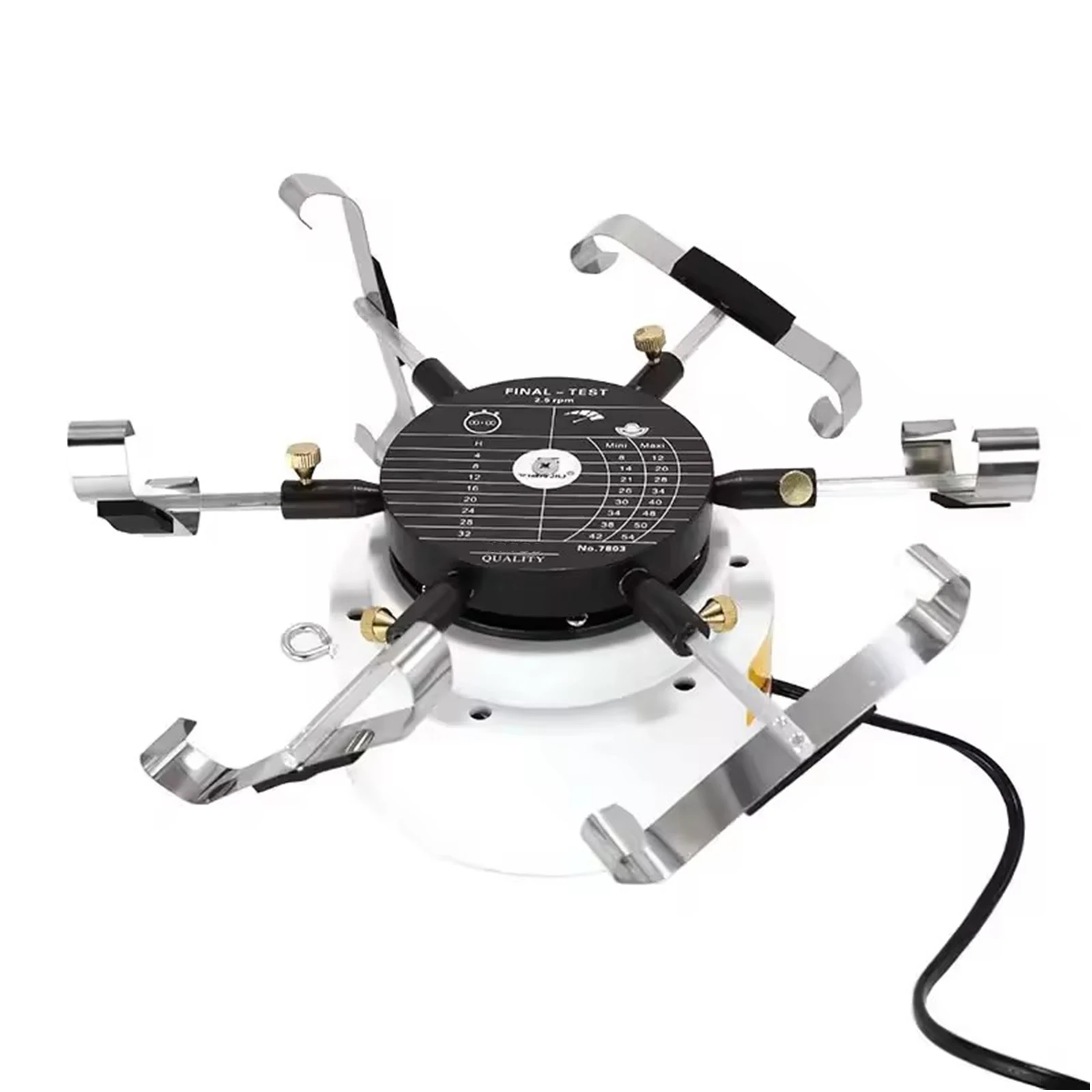 Automatic watch winding machine, test watch, rotating watch winder, watch repair tool with stand