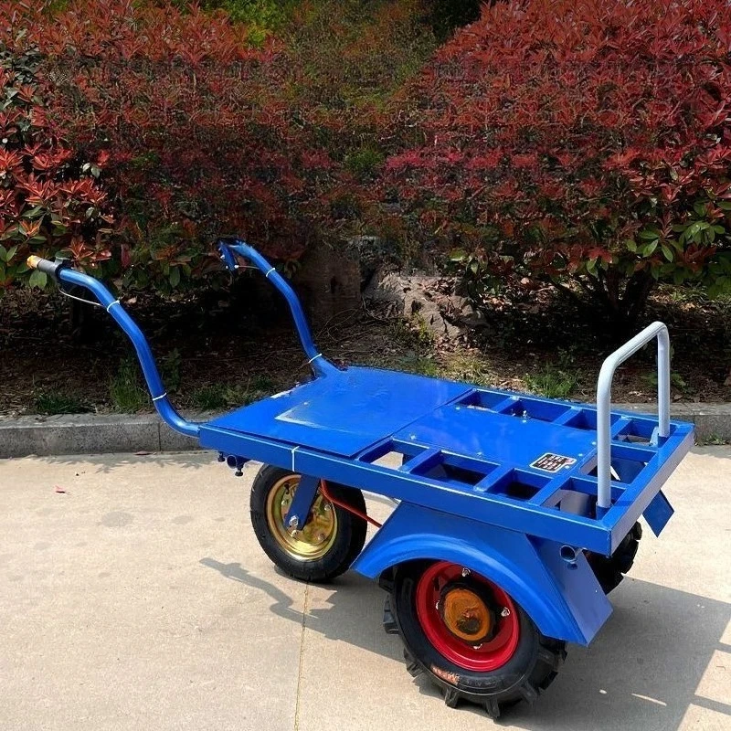 Agricultural three-wheeled trolley, household two-wheeled truck, trolley