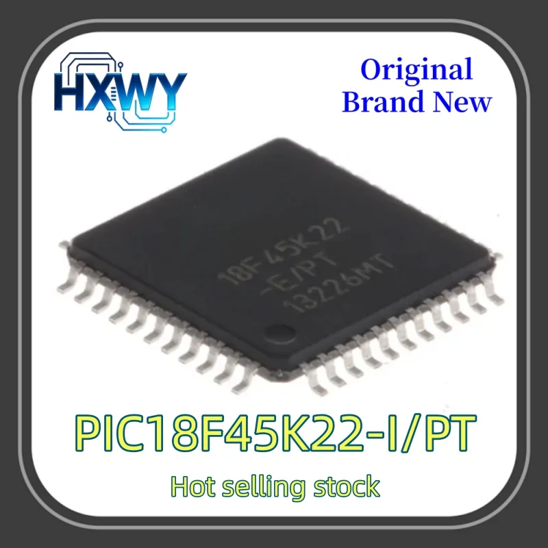 (5/10 Pieces) PIC18F45K22-I/PT PIC18F45K22 QFP Microcontroller New Electronic Parts High Quality Fast Delivery In Stock