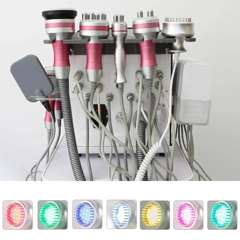 Newest 9 in 1 New 80K Cavitation Vacuum Slimming Massage Radio Frequency RF Beauty Machine Face Skin Lifting Device view 4
