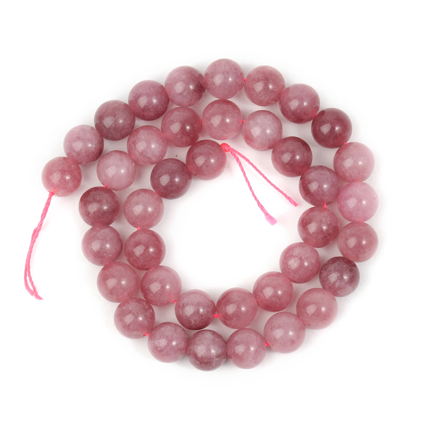 6/8/10mm AA Strawberry Quartz Beads Natural Stone Round Loose Beads For Jewelry Making Supplies Diy Gift Charms Bracelets 15\'\'