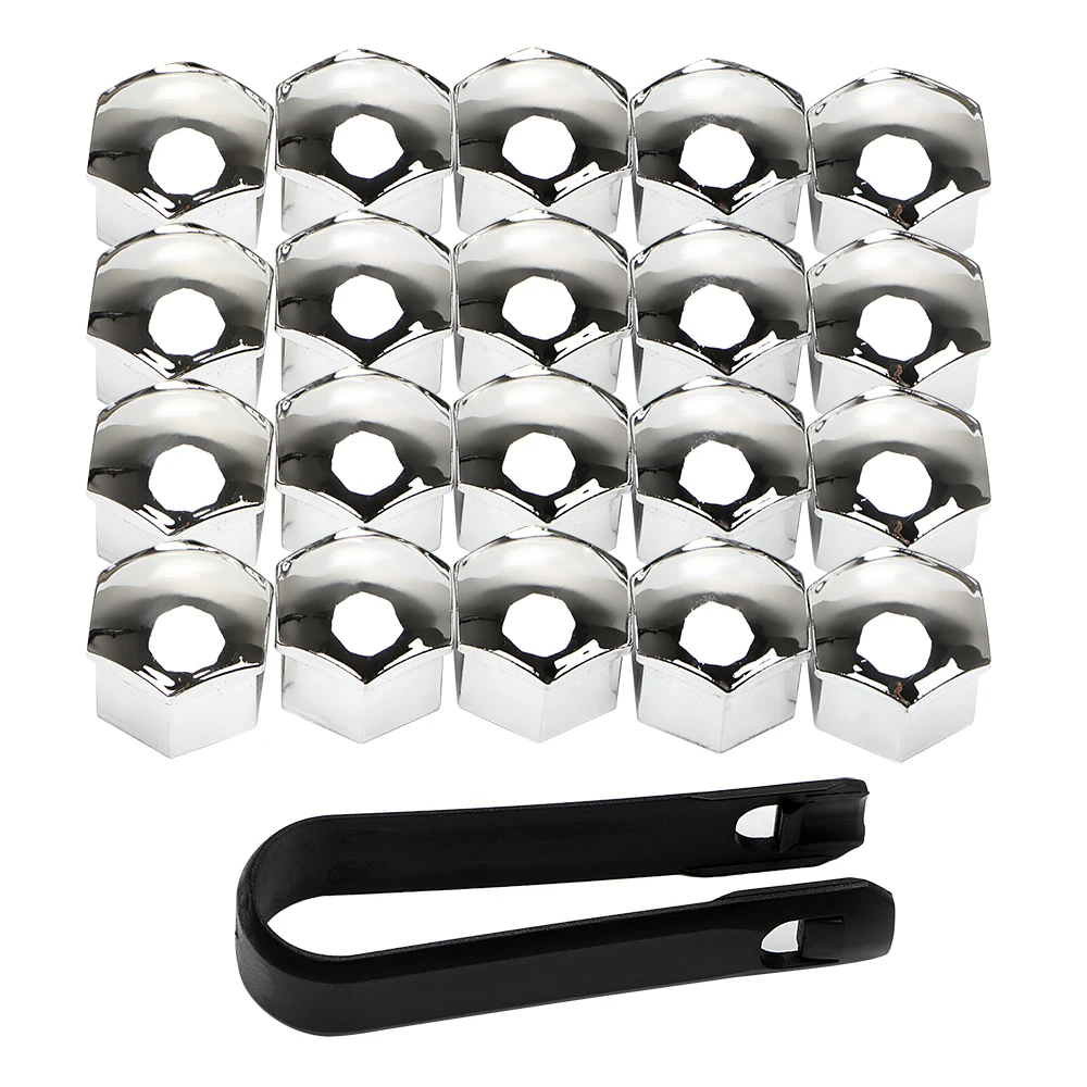 Auto Hub Screw Cover Car Wheel Nut Caps 20Pcs Protection Bolt Rims Special Socket Exterior Decoration 17mm