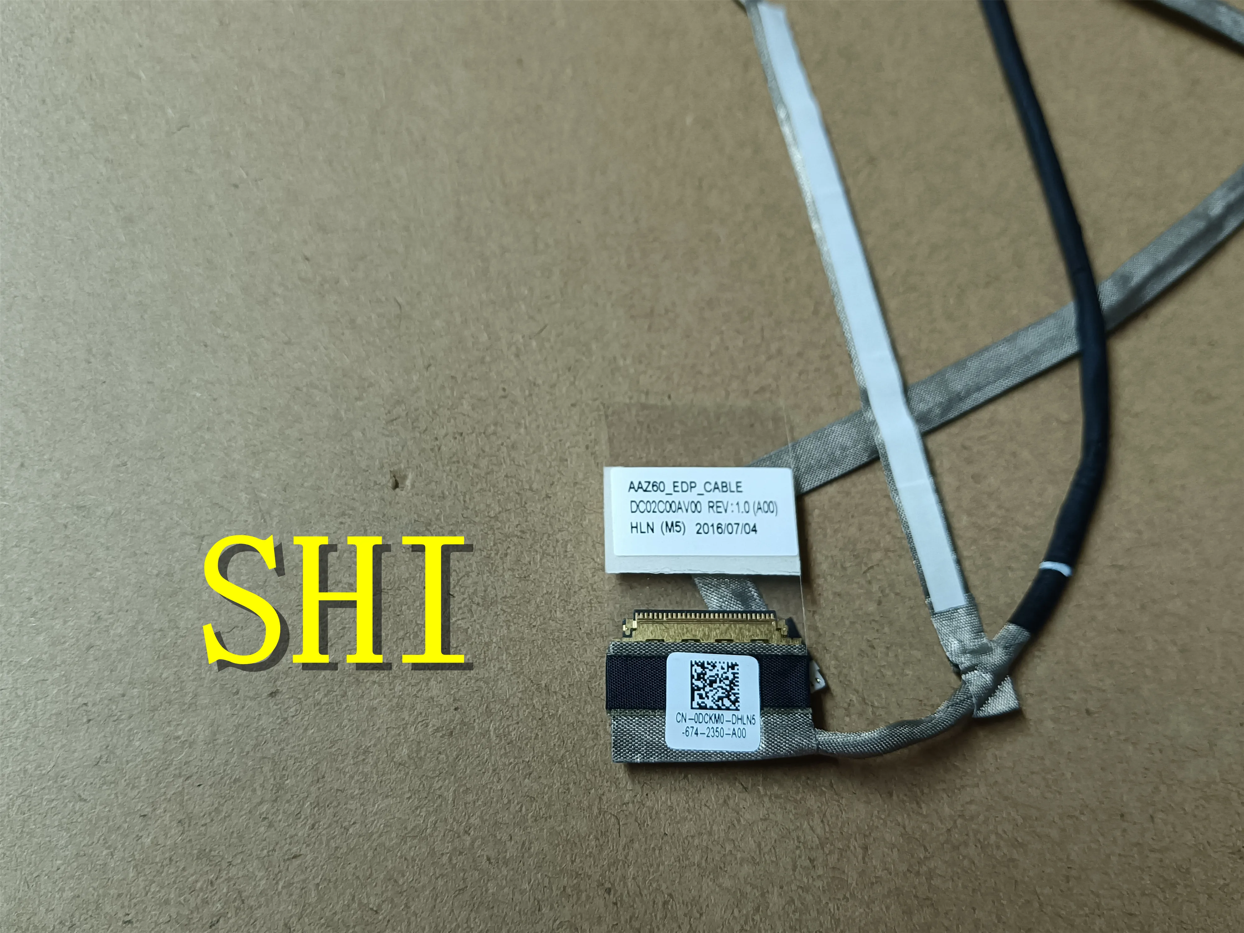 Para 0DCKM0 Original para Dell E7470 LCD LVDS CABLE DCKM0 AAZ60 DC02C00AV00 100% prueba ok