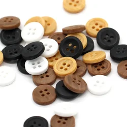DOTOLLE 30Pcs 9/10/11mm Fashion Resin Shirt Buttons for Clothes Fashion Cuff Collar Dress Blouse Sewing Supplies