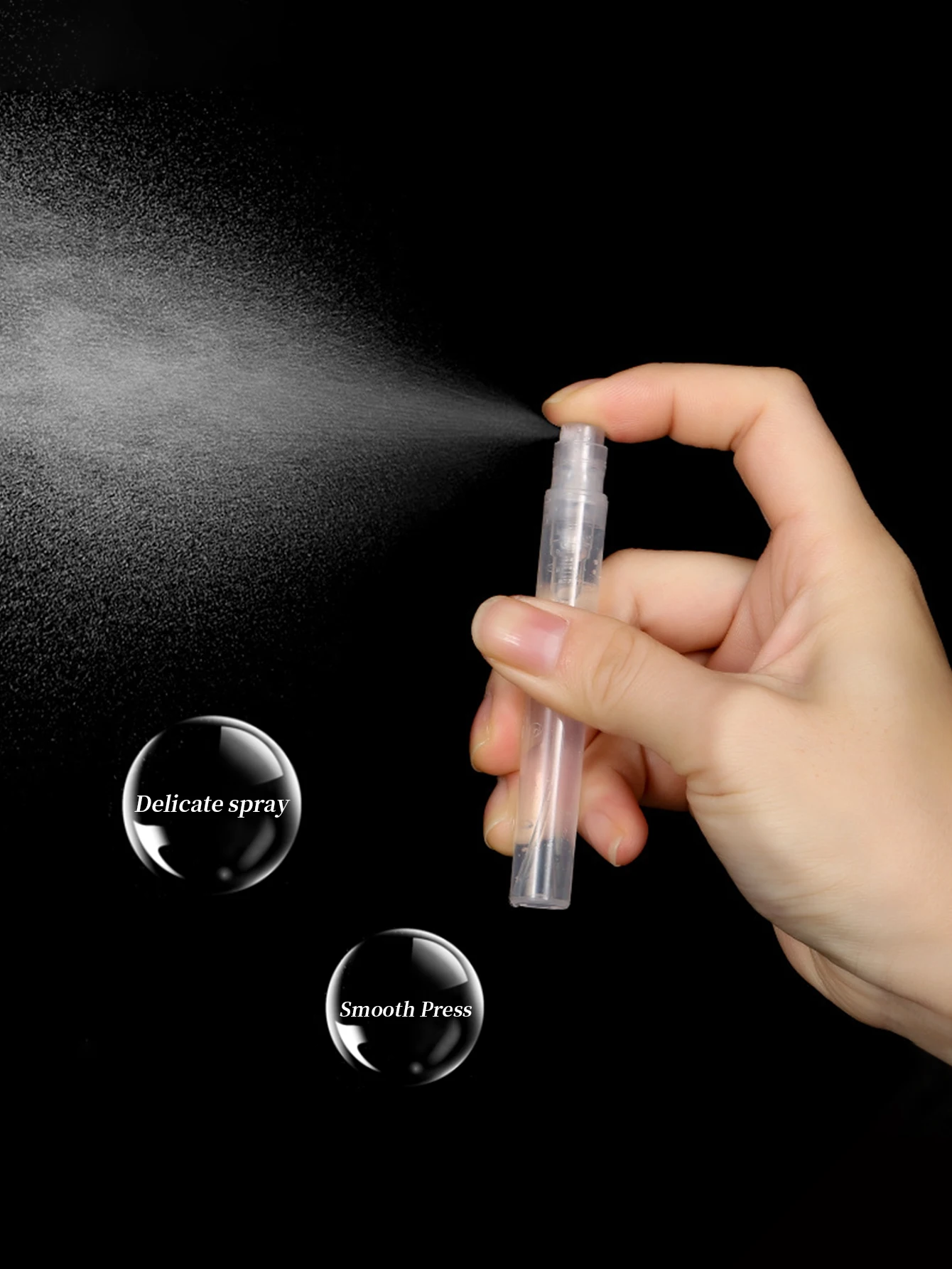 10/20/50 stücke 5 ml Parfüm Abgabe Flasche High-End Mini Kunststoff Spender Probe Kleine Leere Flasche spray Flasche Reise Tragbare – Detail 6