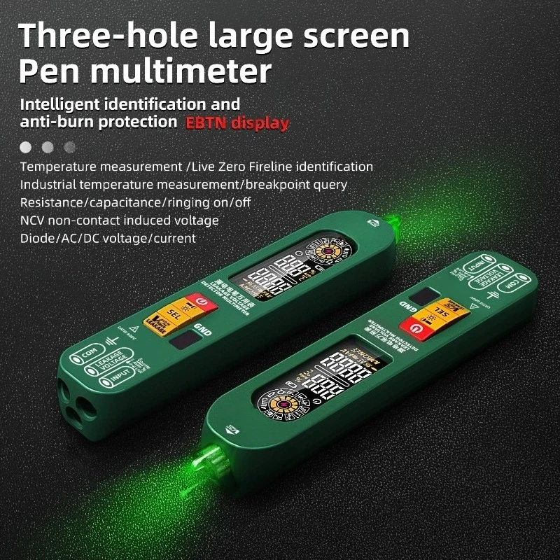 Leakage detection electric pen Automatic intelligent anti-burning electrician maintenance Household digital universal meter