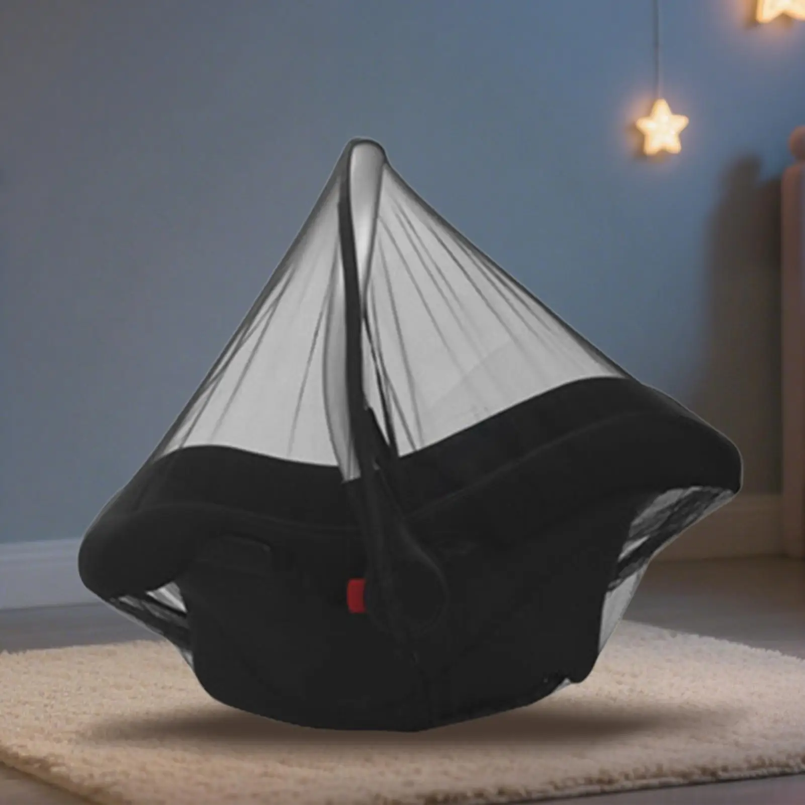 

Bassinet Fly Net Cover Fly Netting For Stroller Baby Fine Mesh Elastic Barrier With Storage Bag For Cradles Bassinets Car Seats