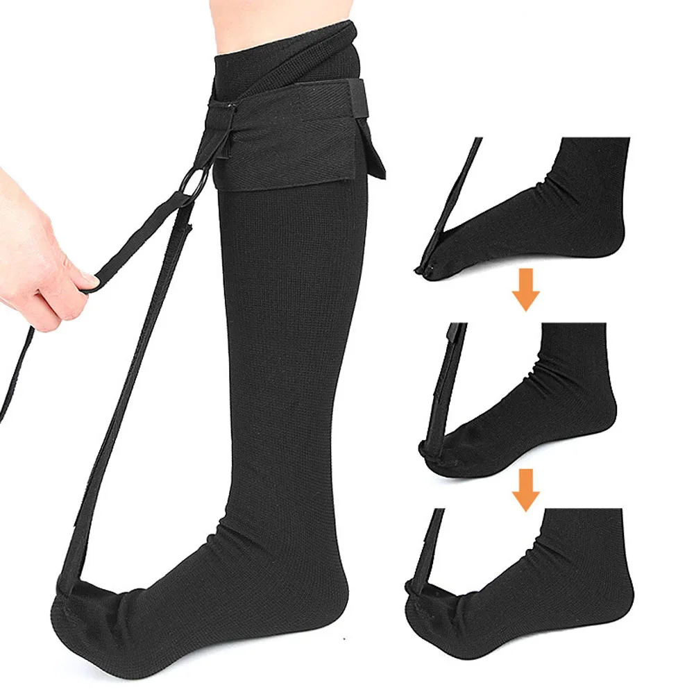 1Set Foot Drop Plantar Fasciitis Night Sock Stockings Soft Stretching Boot Splint for Sleeping, Heel Pain Relief Compression