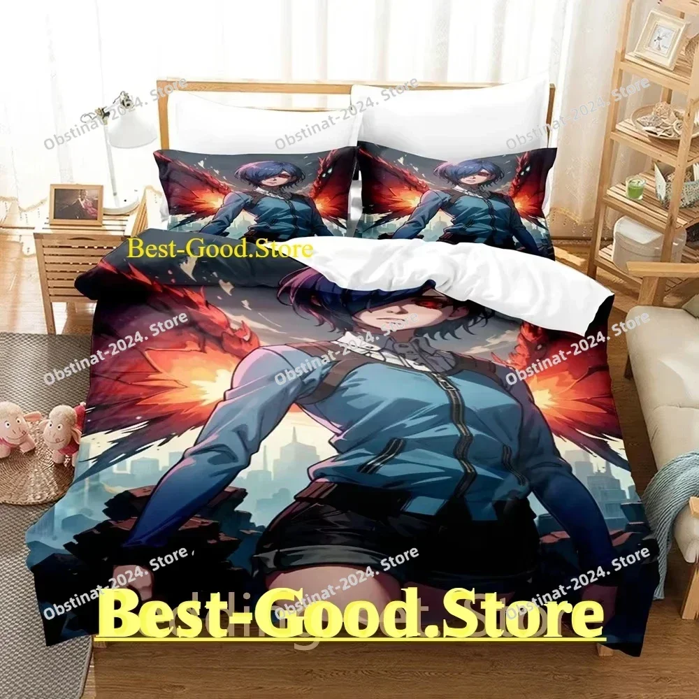 Tokyo Ghoul Touka Kirishima Bedding Set Single Twin Printed With Pillowcase Duvet Cover Soft Single Double Queen Super King Size