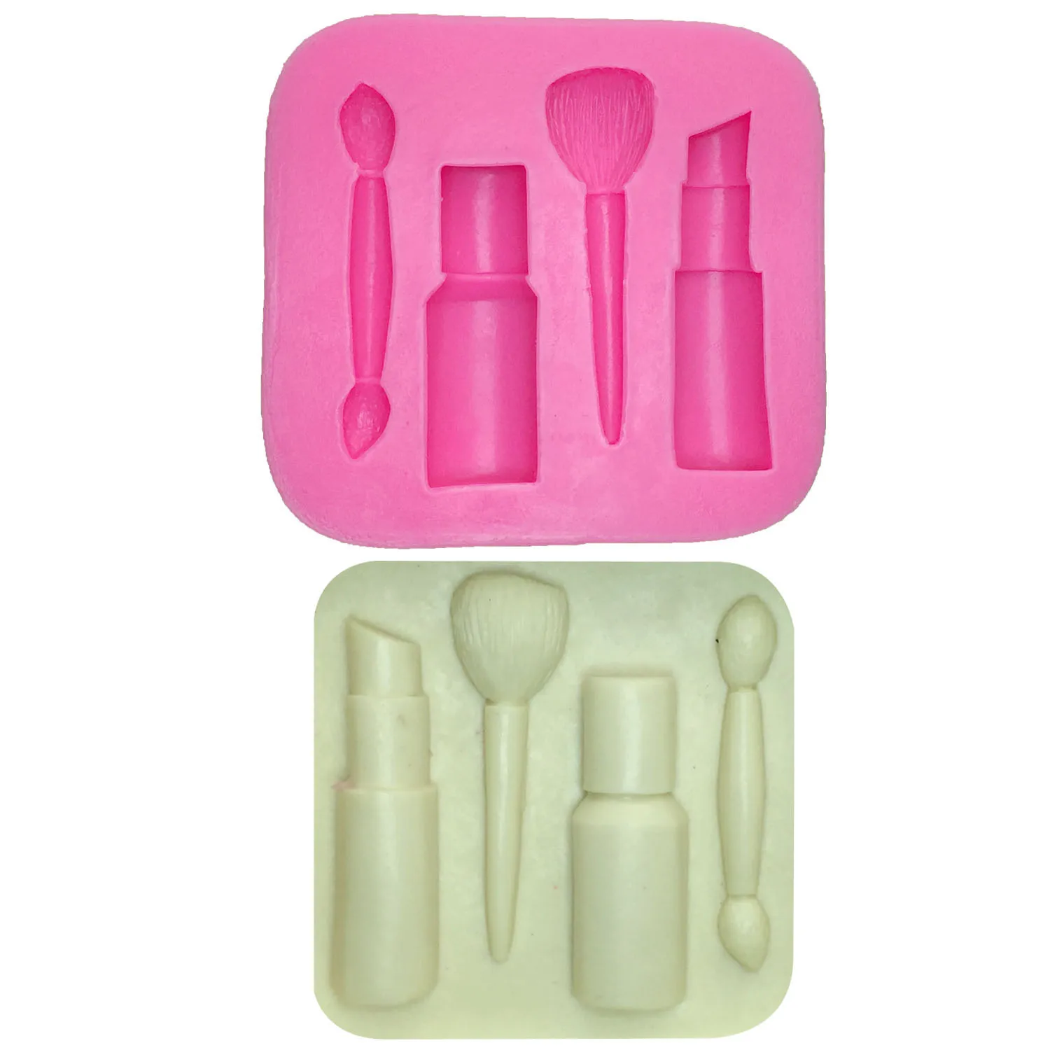 

Makeup Tools Silicone Mold Lipstick Perfume Shape Cake Chocolate Clay Mold Sugarcraft Clay DIY Cakes Dessert