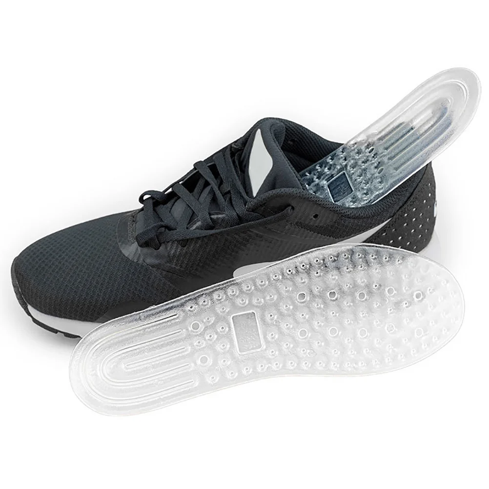 

1Pair Inflatable Tpu Shoe Insole Absorbing Breathable Foot Pad for Sports Training Running Walking