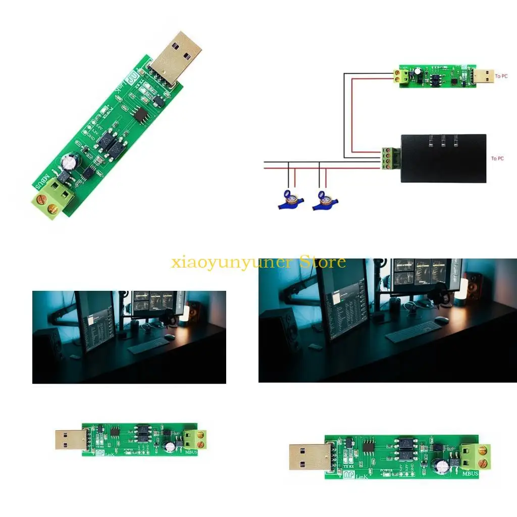 P9JB USB To MBUS Slave Module For Debugging With Isolated Circuit And Adjustable Bus Voltages