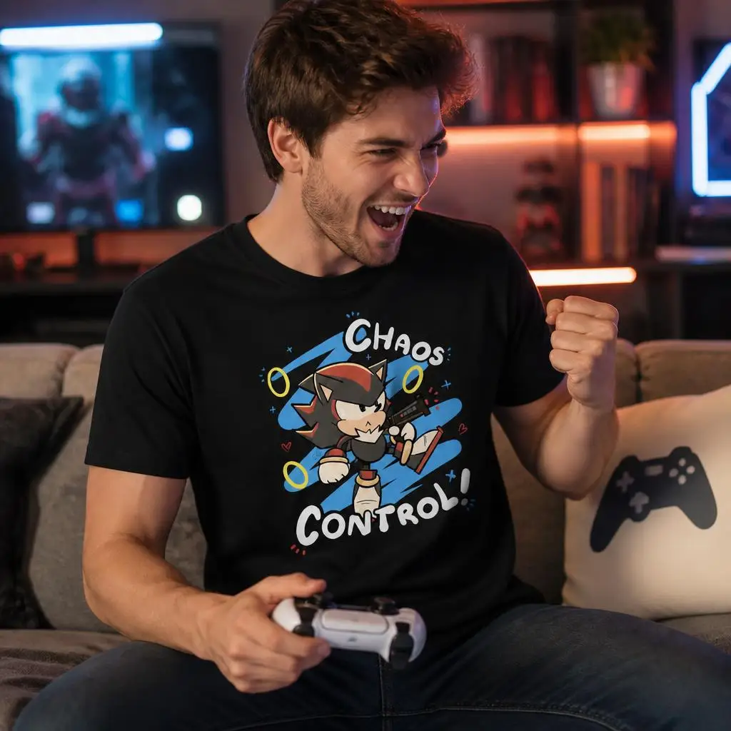 Funny Sonices Game Men Retro T Shirt 100% Cotton Clothing Fun Short Sleeve Tee Gift T-Shirts