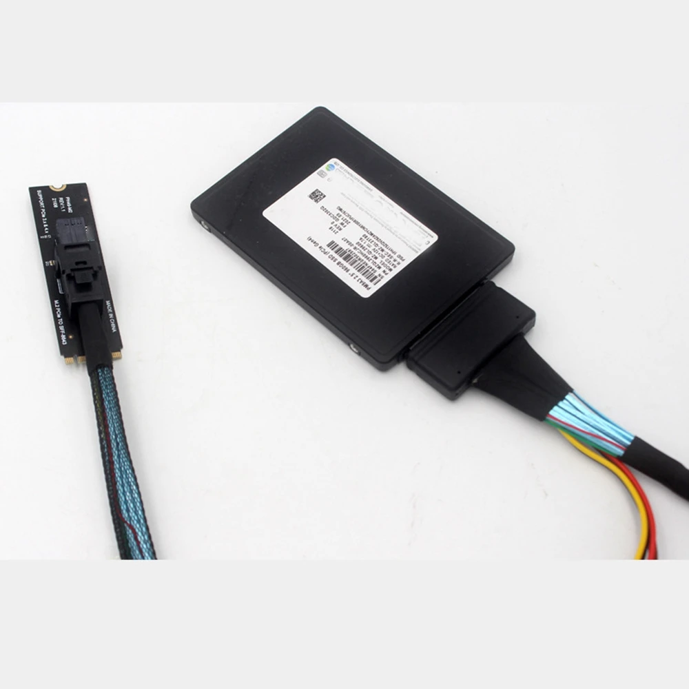 M. 2 NVME To U2 Adapter Card M. 2 NGFF Mkey Pciex4 To SFF8643 SFF8639 Extended Riser Card Support M. 2 NVME Protocol-ABIU