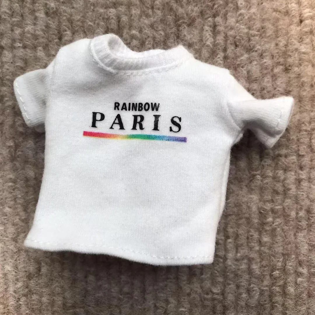 Rainbow ตุ๊กตาเสื้อกางเกง TShirt รองเท้ารองเท้าแตะตุ๊กตาอุปกรณ์เสริม 1/6 ตุ๊กตาชิ้นส่วนตกแต่ง