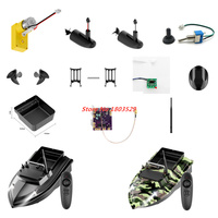 V050 Smart RC Fishing Bait Boat Spare Parts 7.4V 6800MAH 1360MAH Battery V050 Bait Boat Hopper Remote Control Receiver Switch