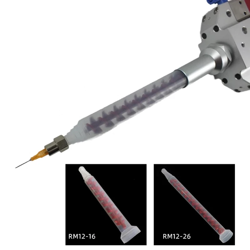 Dynamic mixing AB Dispenser Valve Electric Stirring Metal Bring Back Suction to Prevent Dripping Dispensing Valve Glue