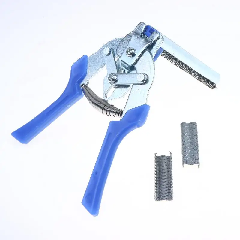 Heavy-Duty Iron Cage Pliers Set, Pig Pen Clamp Kit M Clips - Durable Home Repair Tools Suitable