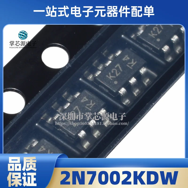 10PCS Screen printed K27 2N7002KDW R1 SOT-363 60V 115mA MOSFET brand new original