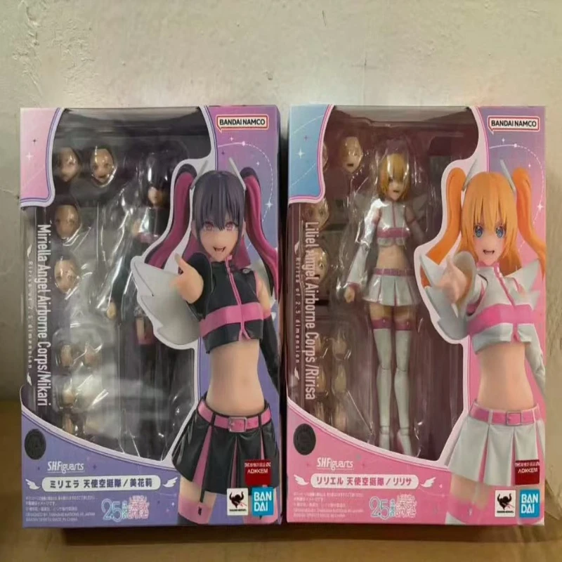 

Оригинальная фигурка Bandai S.H.Figuarts Liliel Angel Airborne Corps/Ririsa Mikari, комплект фигурки модели terminado, аниме juguete de БОЛЬШЕ