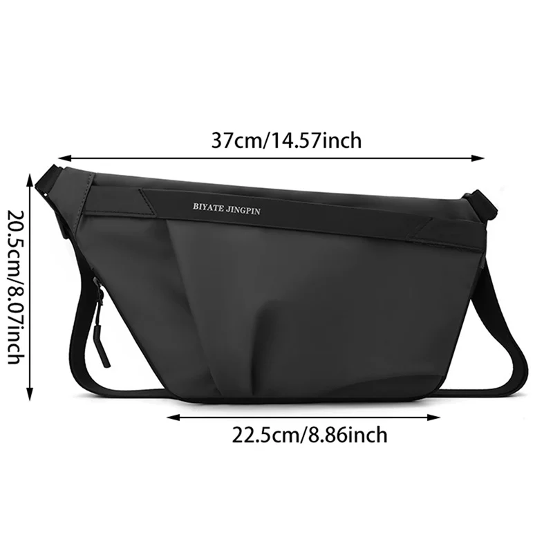 Bolso de pecho informal para hombre, riñonera impermeable para deportes al aire libre, bolso de hombro pequeño a la moda, bolso cruzado ligero para teléfono