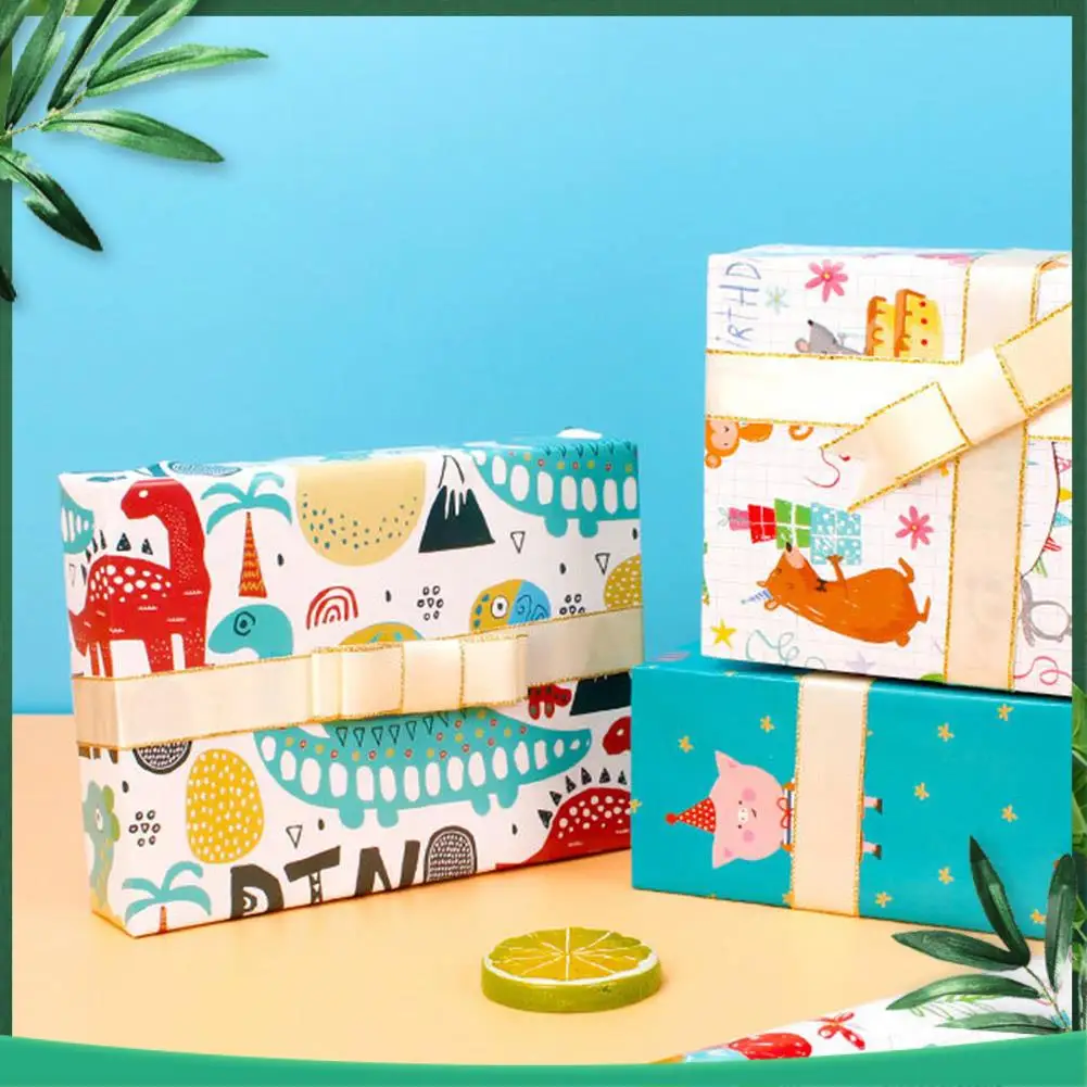 

(NEW) 10Pcs Wrapping Paper Sheets For Kids,Birthday Party Wrapping Paper Gift Wrap Papers,Present Gift Wrapping Paper