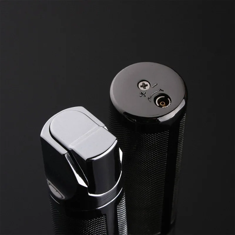 New Metal 1300 ℃ High Temperature Jet Turbine Lighter Outdoor Windproof Cigar Lighter Men\'s Gift