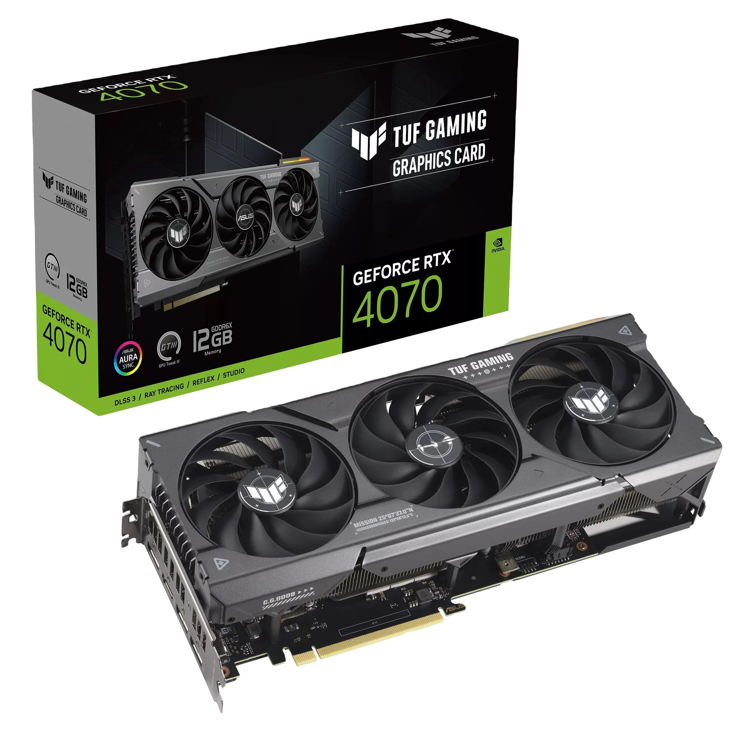 New GPU 4070 TUF GAMING RTX  12GB GDDR6X  For Desktop Game graphics cards rtx