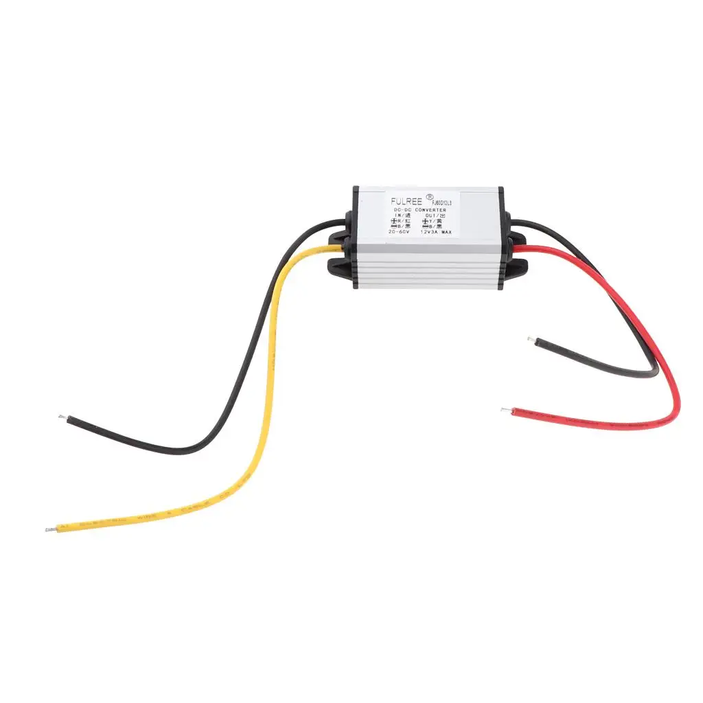 1Pack 20-60V to 12V 3A 36W Buck Voltage Converter Volt Regulator #2