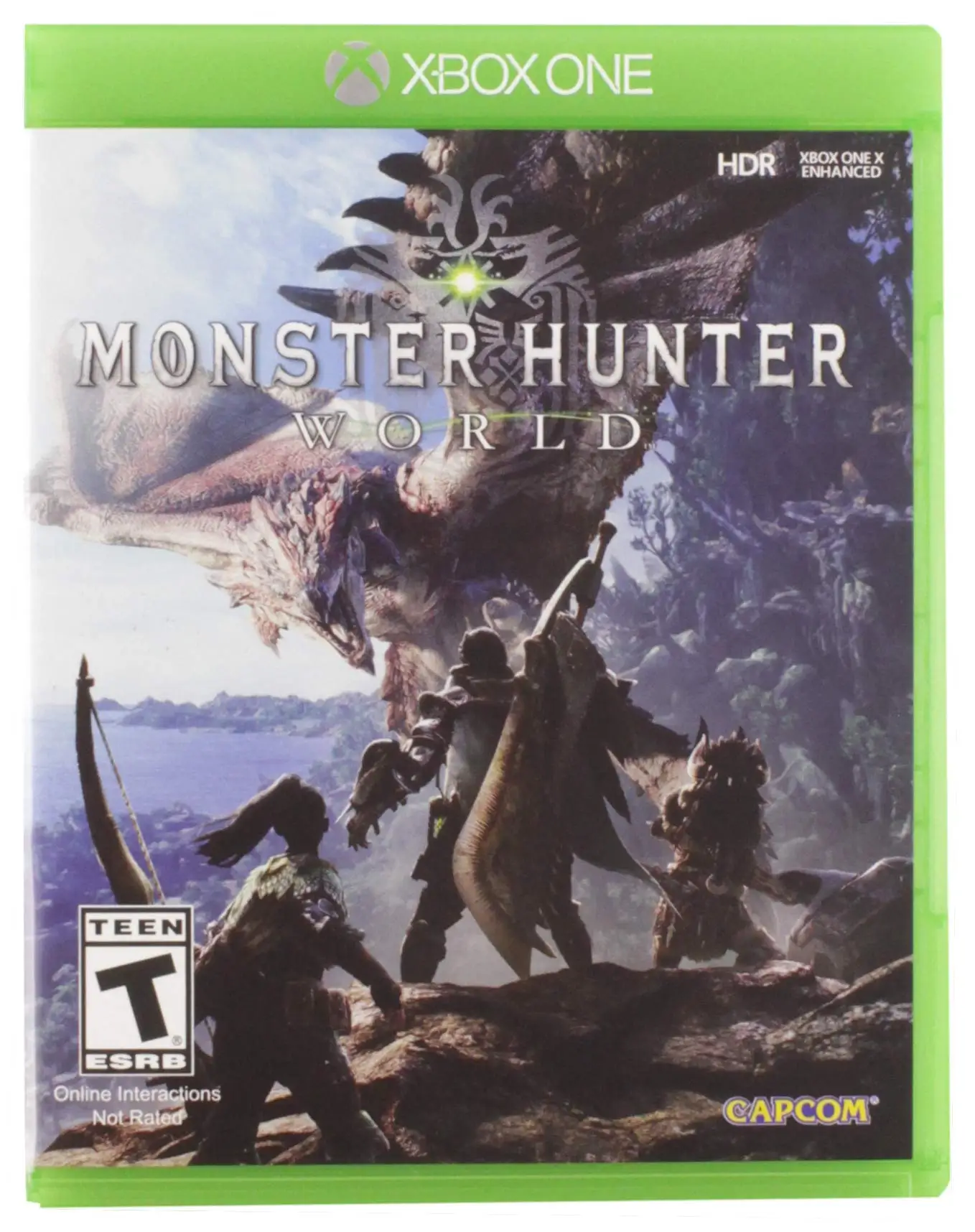 Monster Hunter World - Xbox One Disk Version Series X | S Video Game Controller Gaming Station Console Object Games Consoles