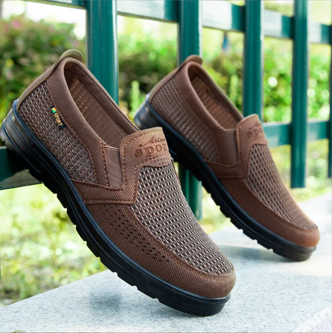 

Slip-On Men'S Casual Shoes Men Summer Style Mesh Flats For Men Loafer Creepers Casual Shoes Comfortable Shoes 38-48 Nice