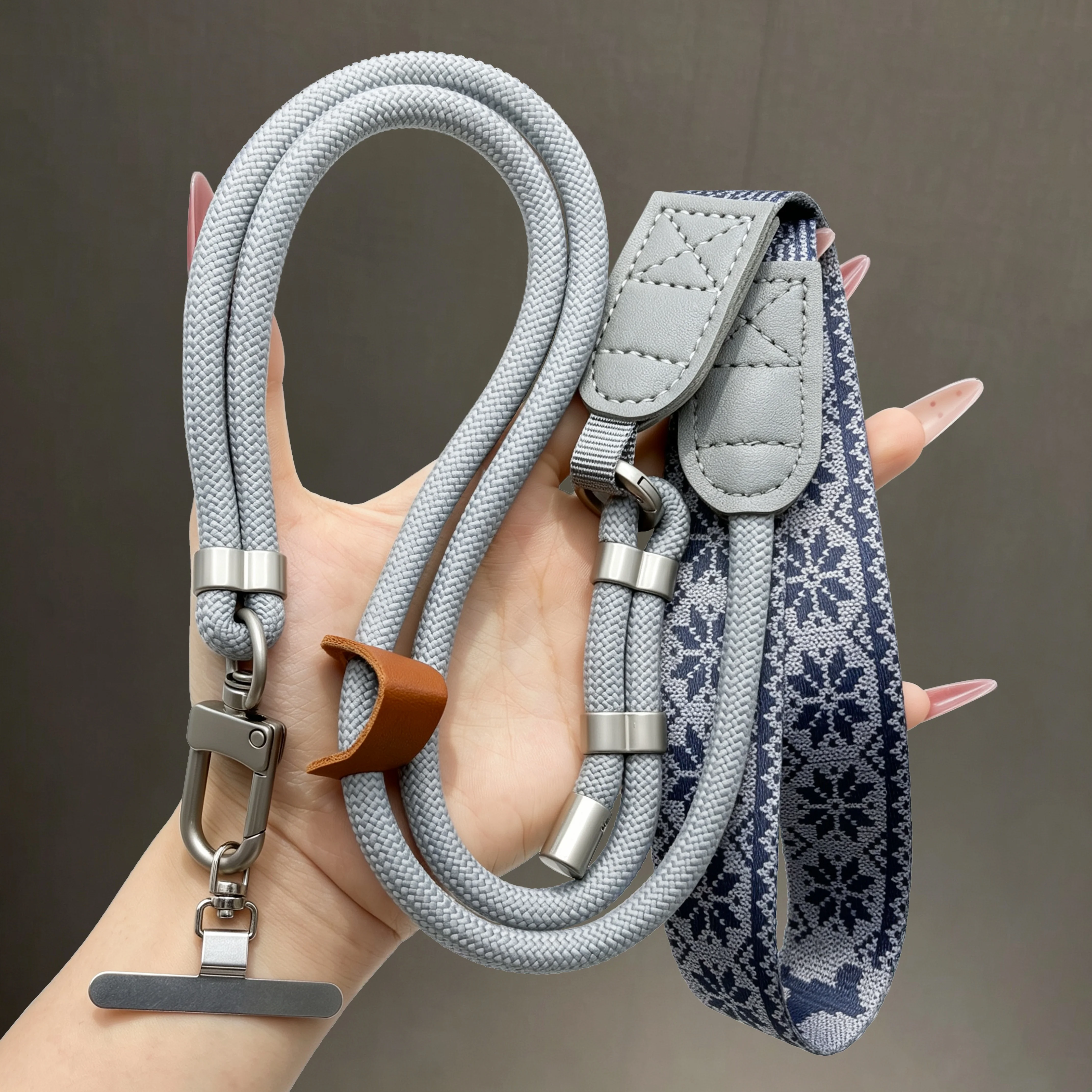 Vielseitiges, verstellbares, hochwertiges Unisex-Umhängeband für Mobiltelefone mit abnehmbarem Riemen – Diebstahlschutzkette geeignet für den Außenbereich.