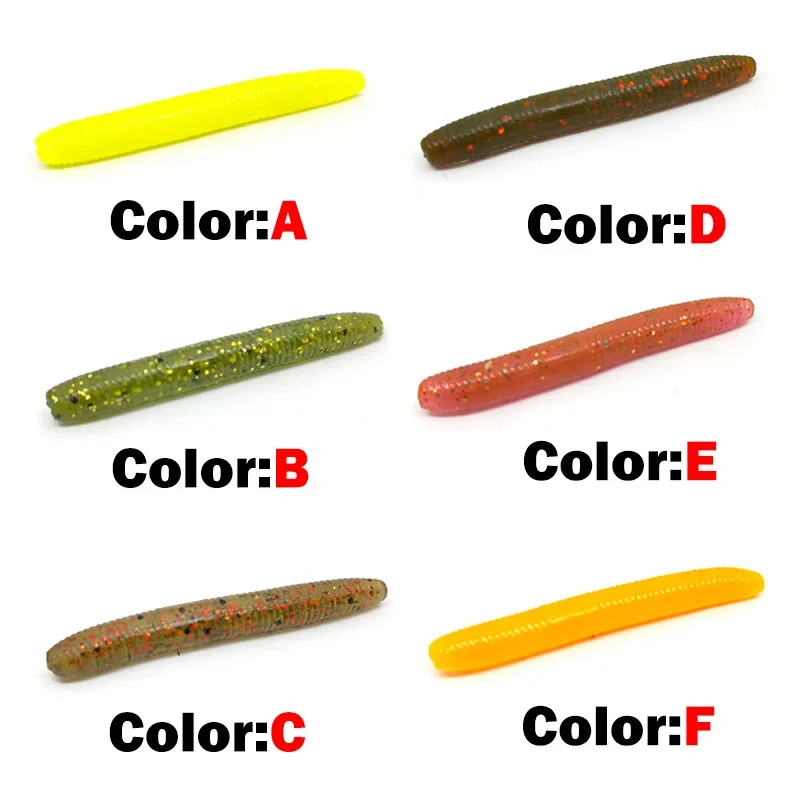 New 20pcs Fishing Soft Lures 5cm 1.36g  Artificial Worm Baits Silicone Fishing Lures Crankbait Fishing Bass Tackle image 5