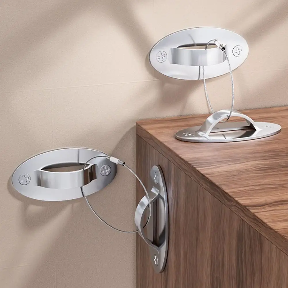 Möbelgurte aus Metall, multifunktionale Hardware, Anti-Spitzen-Möbelanker, Baby-Proofing, Anti-Rückseite