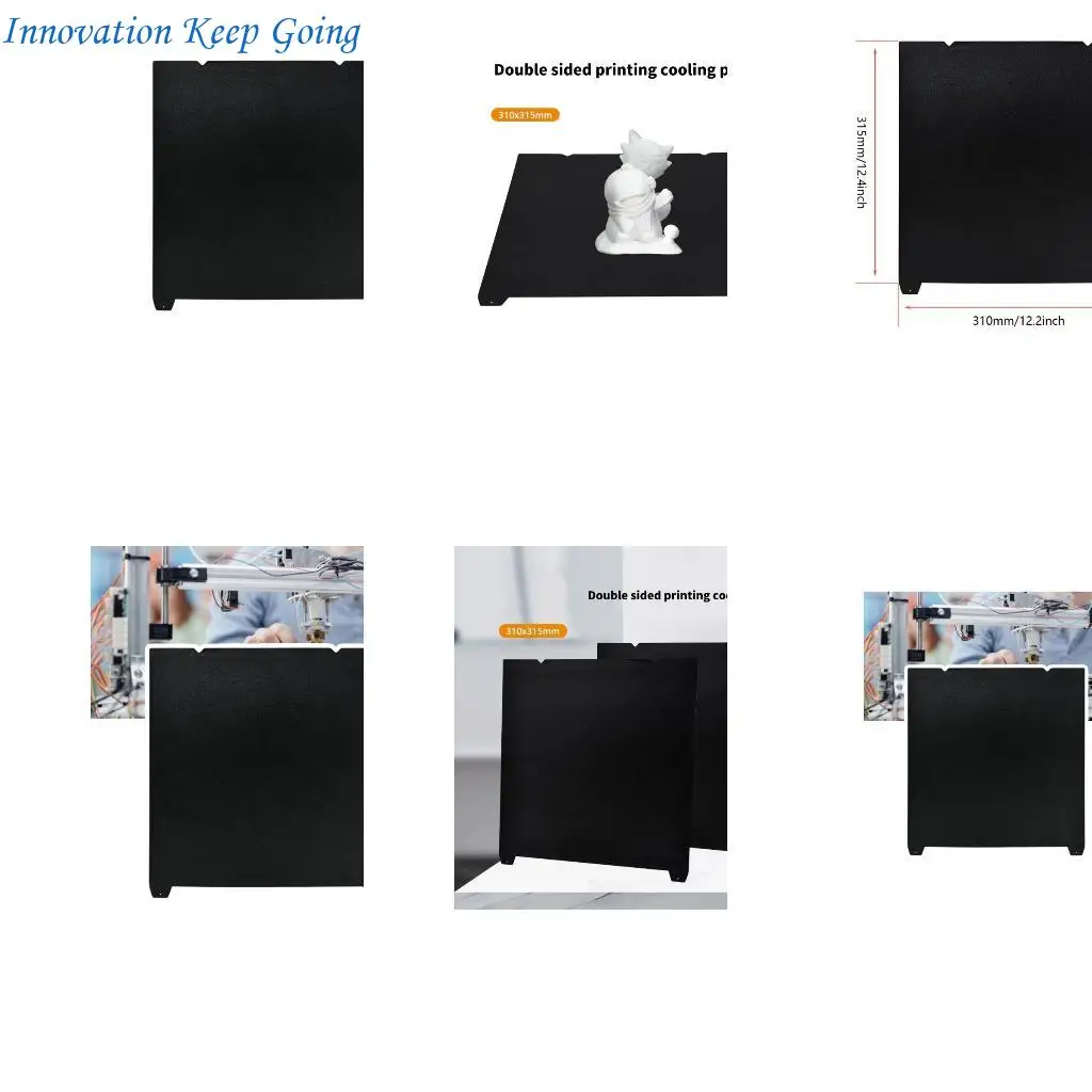 

E65C Printing Platform Smooth PEI Build Plate Cold Print Bed For 3D Printer