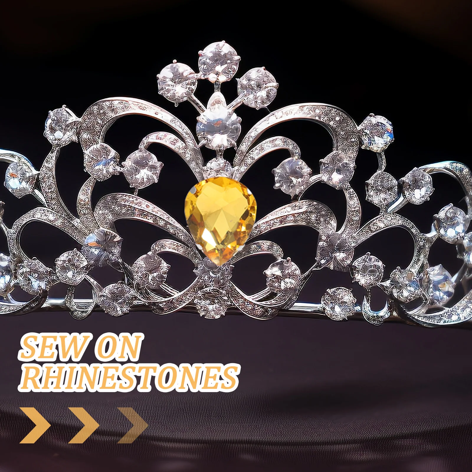 

Sew on Rhinestones Glass Dazzling Stones DIY Accessories Clothes Decorations Glitter Rhinestone Ornaments Craft Supplies