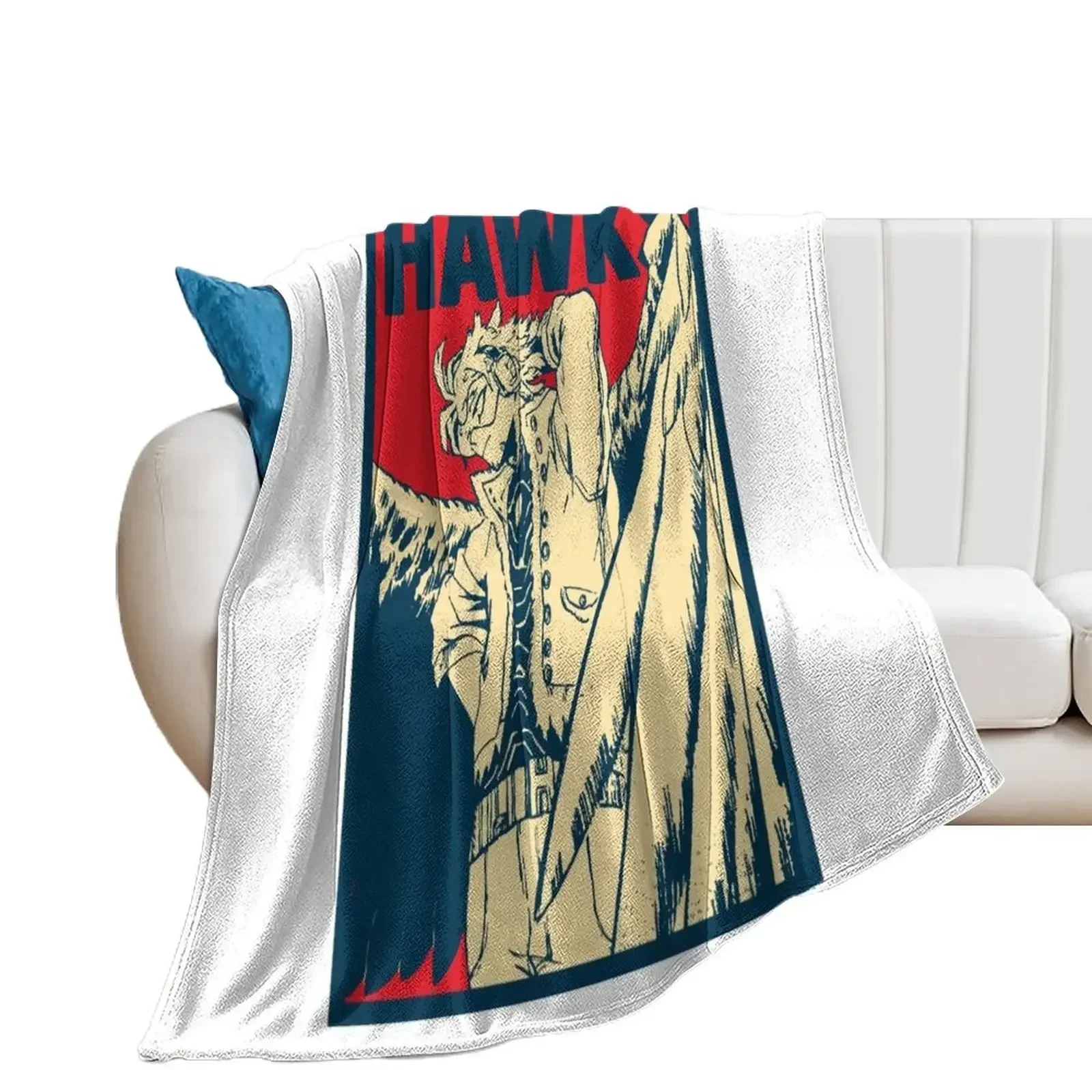 Wing Hero: Hawks Throw Blanket Vintage funny gift Bed covers for sofa Blankets