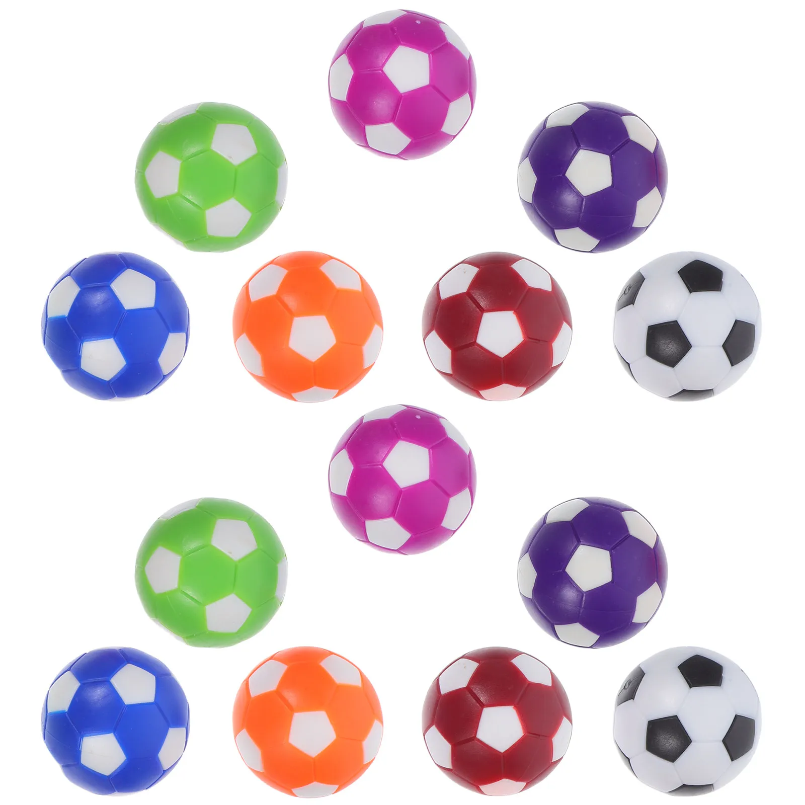 

14Pcs Foosball Table Soccer Balls 36Mm Colorful Replacement Balls Smooth Gameplay Indoor Family Tabletop Football Accessories