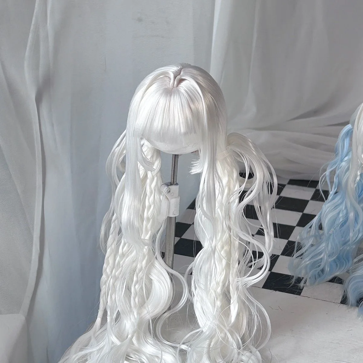 Princess Curls Bangs Doll Wig 1/3 1/4 1/3 BJD Doll Hair Free Shipping