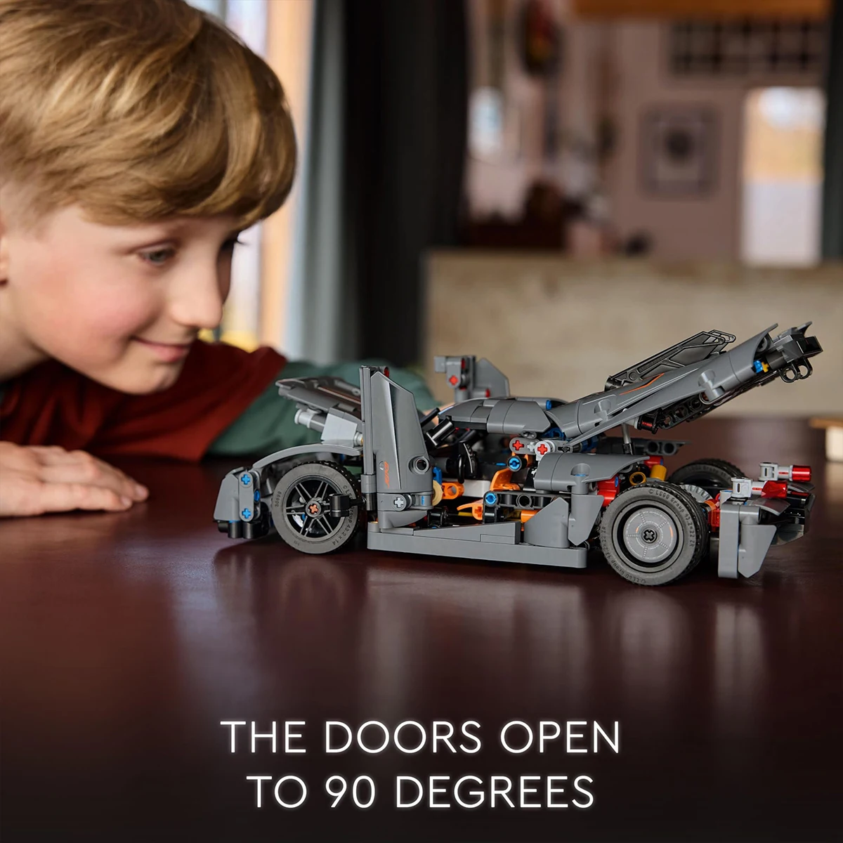 LEGO 42173 Technic Koenigsegg Jesko Absolut Supersportwagen In Grau