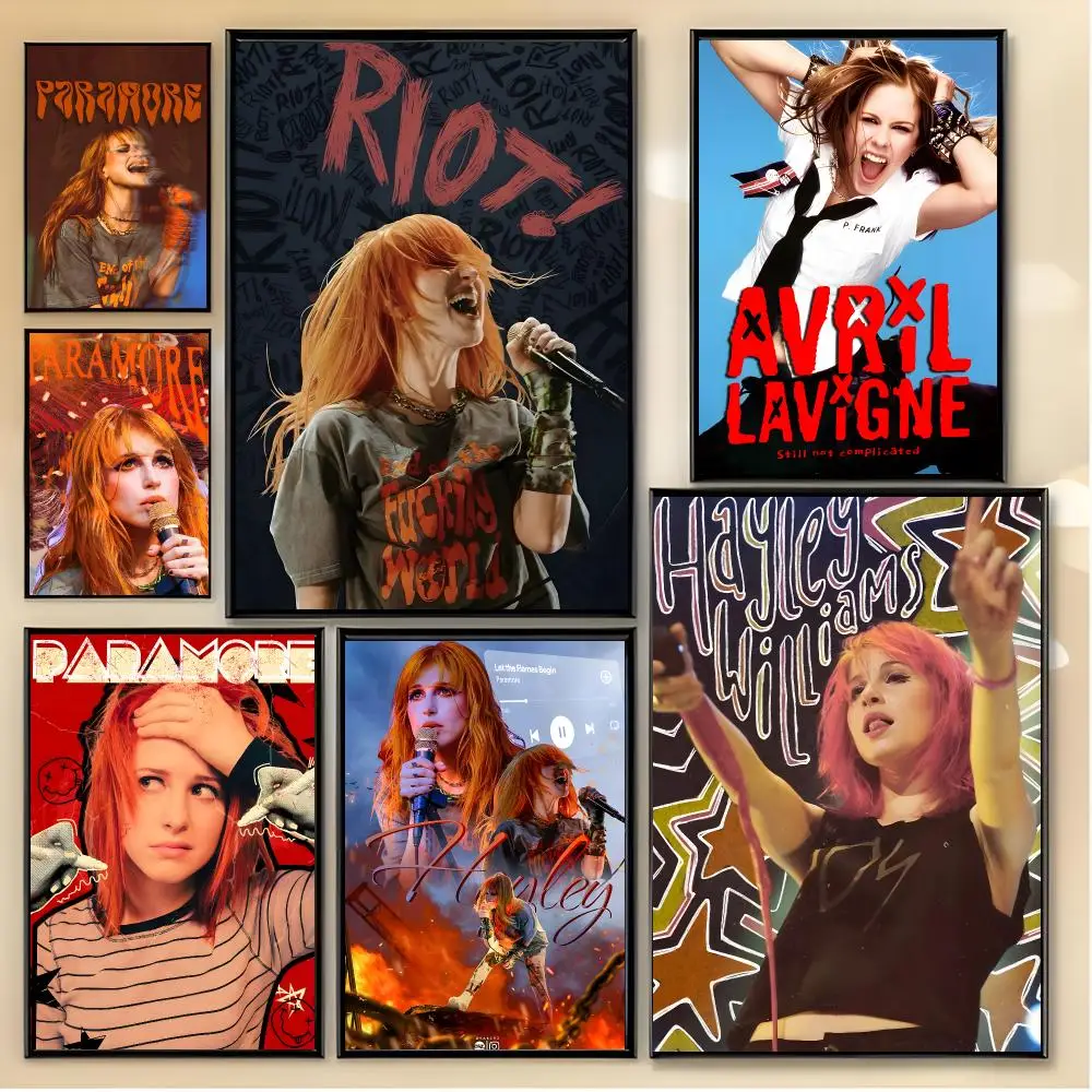 pop punk band P-Paramore Poster Unique Home Decoration Ideas & Stylish Interior Art