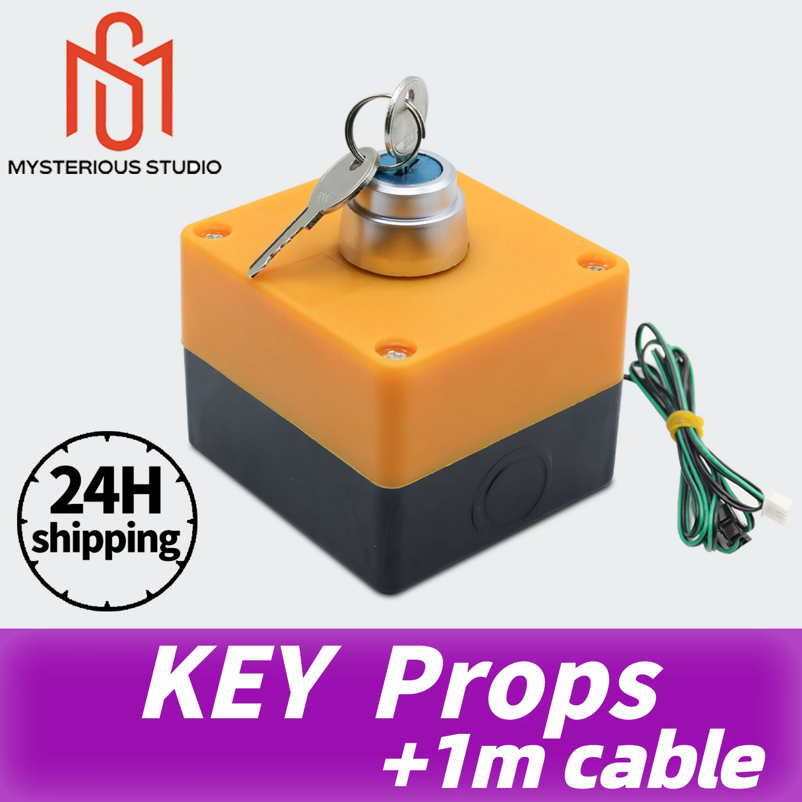 Mysterious studio Secret room escape game mechanism props Electronic puzzle key switch