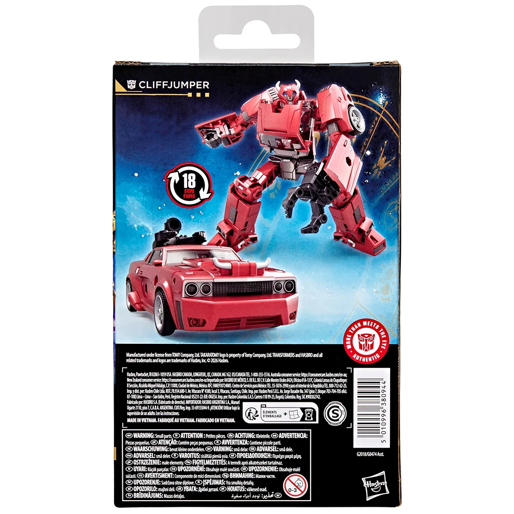 In-Stock Hasbro Transformers Age of the Primes Cliffjumper 12.5cm Deluxe Class Original Action Robot Figure Model Toys view 2