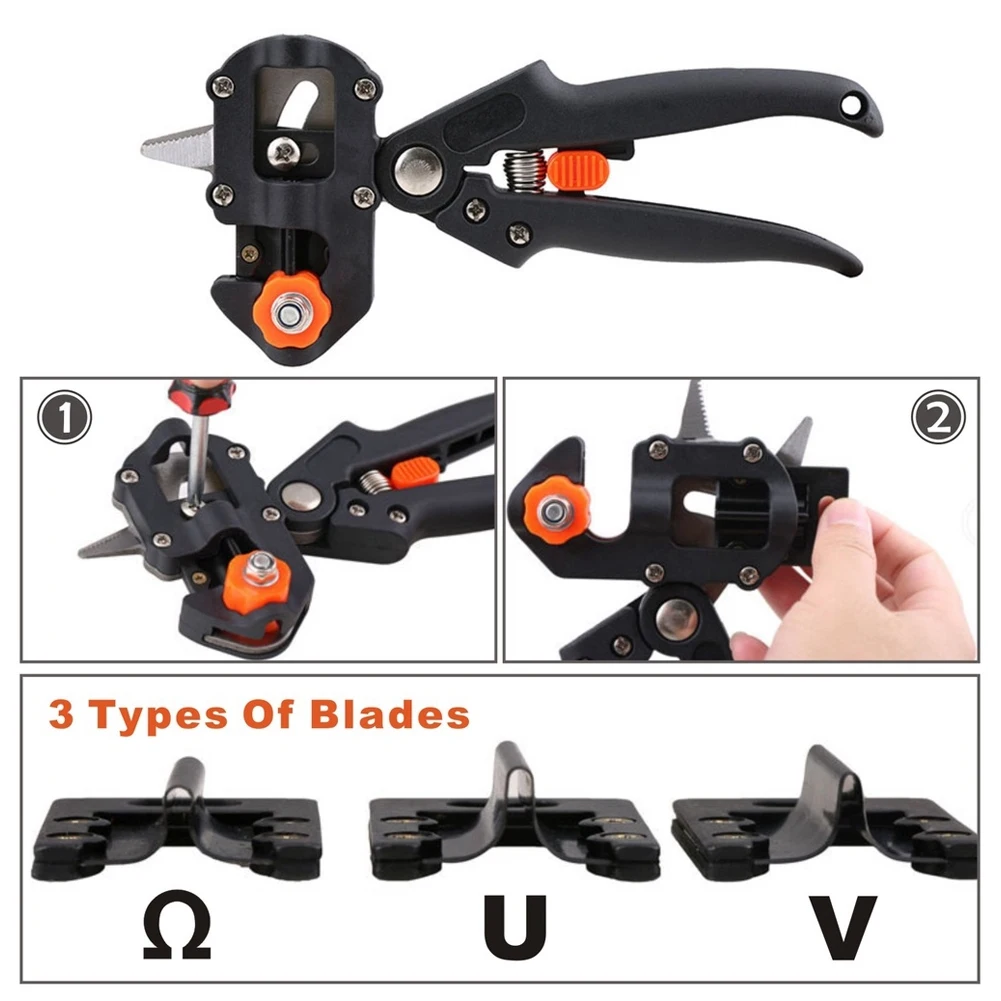 Grafting Pruner Garden Tool Branch Cutter Secateur Pruning Plant Shears Boxes Fruit Tree Scissor Chopper Vaccination Cut