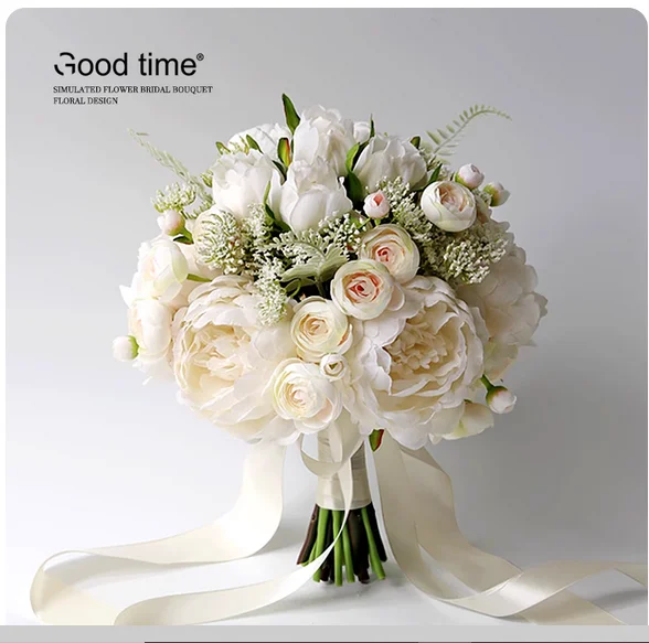 Frans zacht |   retro rozen met kunstbloemen |   Bruid bruiloft licentie boeket huisfotografie bloemstuk