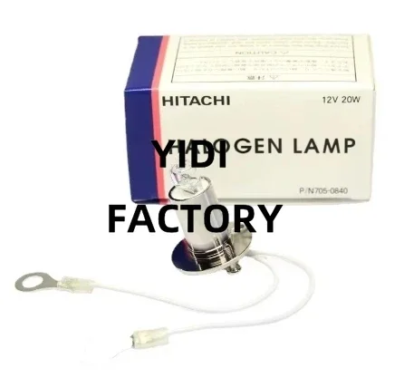 Lámpara halógena Compatible con Hitachi lámpara de 12v y 20w 12V20W p/n, 705 0840 902 912 920 7020 7350 7060 7080 7160 7180 7050